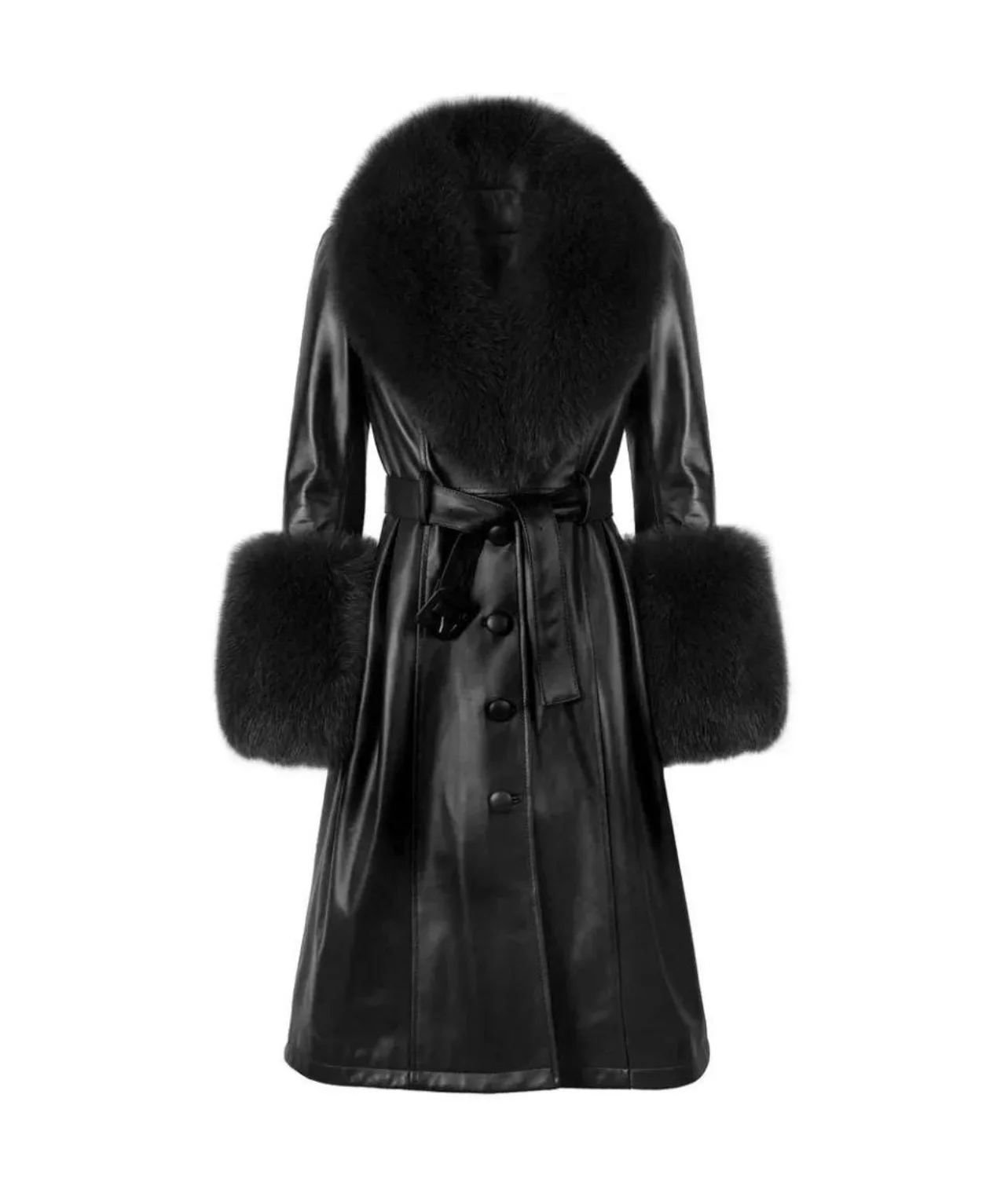 73404723-f21a-4c8f-b8c4-3ef051f43be0-rjrimd Sobretudo de Couro e Pele - Imagem 1